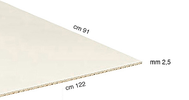 Cartone ondulato Corri-Cor 91x122 per conservazione