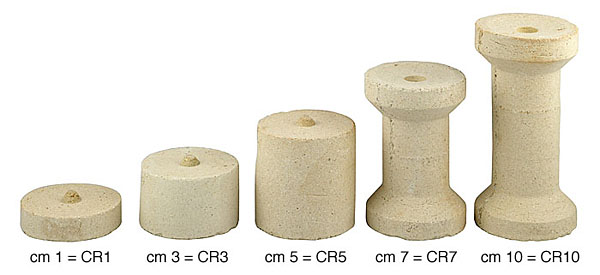 Colonnine per cottura ceramica 1050° cm 10