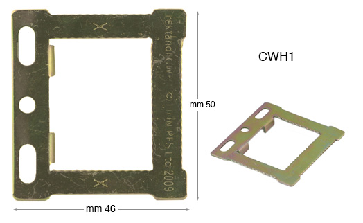 Attaccaglie CWH1 per quadri su telaio - Confez. 50 pezzi