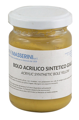 Bolo acrilico all'acqua giallo - 150 ml