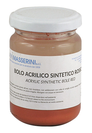 Bolo acrilico all'acqua rosso - ml 150