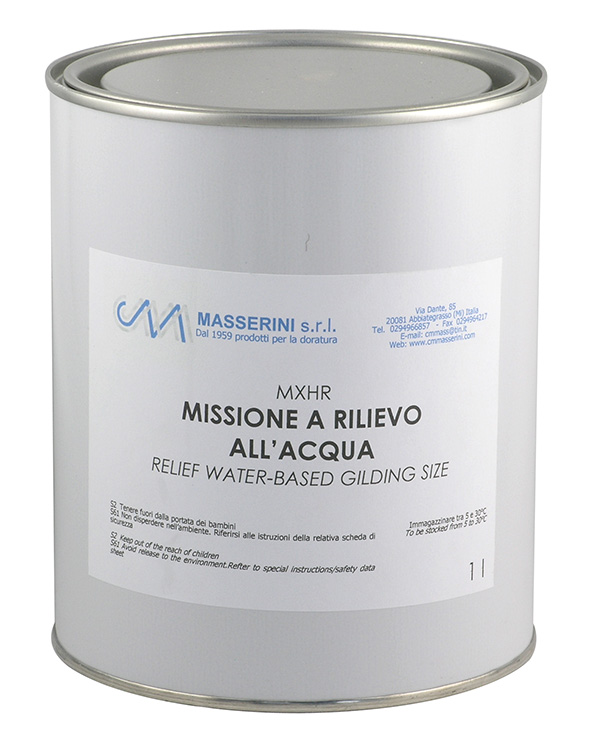 Missione all'acqua per dorare a rilievo - Flacone da 1000 ml