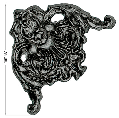 Decorazioni in plastica flessibile grezze - mm 85