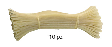 Elastici di lattice diametro cm 20 - larghi 10mm - confez.10 pz