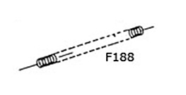 Parte ricambio: 71253 - Molla propuls.per guida F18-F12