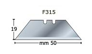 Lame per taglio cartone con taglierina Fletcher 3100 - Confez.20 pz