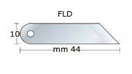 Lame per Fletcher Oval/Circle (non più in produzione) - Conf. 10 pz