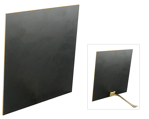 Schienali neri in MDF senza appoggio - cm 20x30 - Conf.10 pezzi