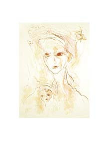 Treccani: Incisione: Maternità - cm 50x70