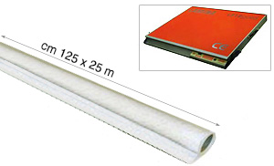 Clear Silicone Release Paper per vacuumpressa - cm 125x25 mt