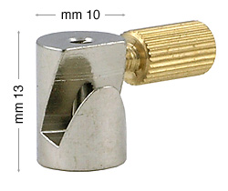 Ganci per filo in perlon conici - sopporta 5 Kg - confez. 25 pz