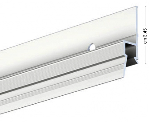 Binario Deco Rail da 2 mt - colore bianco