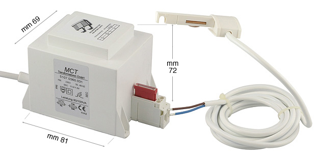Trasformatore per ridurre il voltaggio a 12 volts - 100 watt