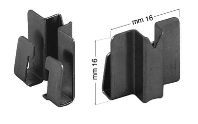 Clips nere per Curl Up - confez.500 pezzi