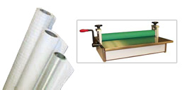 Film adesivo su poliestere per laminatrici a freddo - cm 63x25 metri