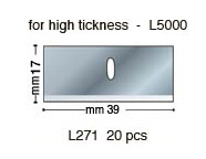 Lame per Logan 5000 per alto spessore - Conf. 20 lame