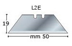 Lame a trapezio per Excalibur-Javelin-Gladium - 100 lame