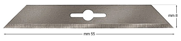 Lame trapezoidali per taglierine della Logan - confez.20 pz