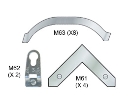 Buste kit per assemblare 1 cornice metallica