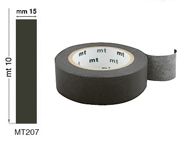 Nastri adesivi decorativi - mm 15 x 10 metri - Nero opaco