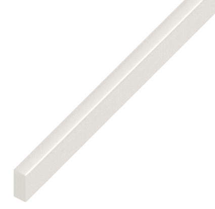 Distanziatore in plastica piatto mm 5x10 - Lunghezza mt 2 - bianco