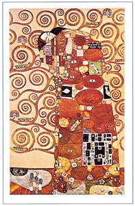 Poster: Klimt: L'abbraccio - cm 80x120
