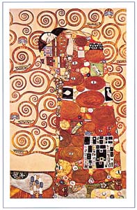 Poster: Klimt: L'abbraccio - cm 80x120