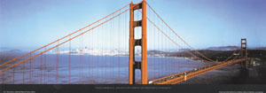 Poster: Lawrence: Golden Gate - cm 33x95