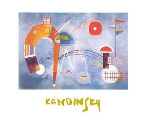 Poster: Kandinsky: Rond et pointu - cm 30x24