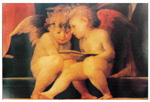 Poster: Rosso F: Madonna e Santi - cm 120x90
