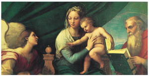 Poster: Raffaello: Madonna del Pesce - cm 140x70