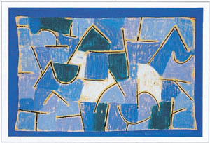Poster: Klee: Blaue Nacht - cm 80x60