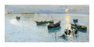 Poster: Pratella: Pescatori - cm 100x50