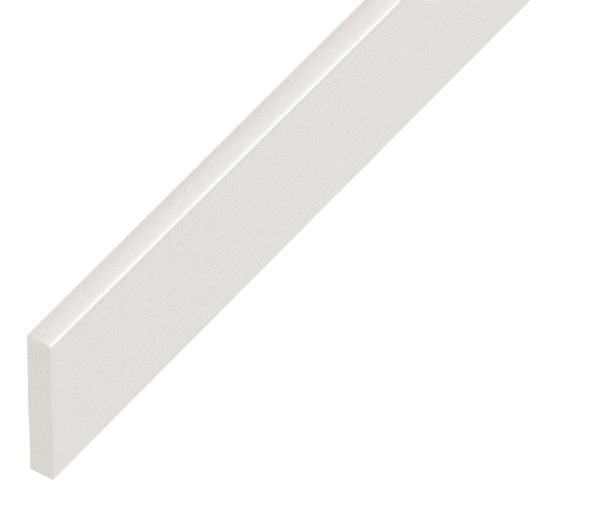 Distanziatore in plastica piatto mm 5x25 - Lunghezza mt 2 - bianco - P25BIANCO