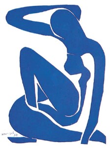 Poster: Matisse: Nudo Blue - cm 40x50