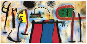 Poster: Mirò: Pittura - cm 50x25