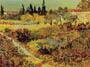 Poster: Van Gogh: Giardino Fiorito - cm 120x90