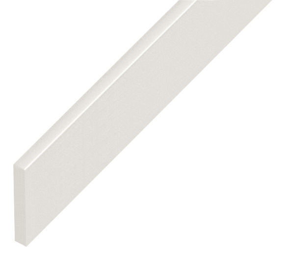 Distanziatore in plastica piatto mm 5x30 - Lunghezza mt 2 - bianco