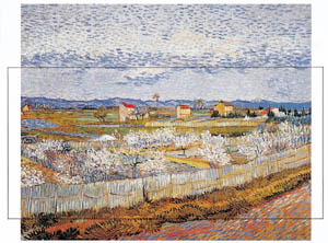 Poster: Van Gogh: Peach Blossoms - cm 100x50