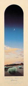 Poster: West: Evening - cm 30x91