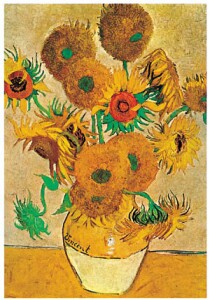 Poster su telaio: Van Gogh: Girasoli - cm 100x125