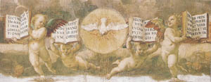 Poster: Raffaello: Disputa dell'Eucarestia cm 100x50