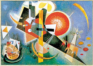 Poster: Kandinsky: Nel blu - cm 120x90