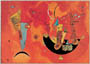 Poster: Kandinsky: Mit und Gegen - cm 120x90