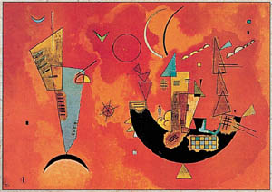 Poster: Kandinsky: Mit und Gegen - cm 120x90