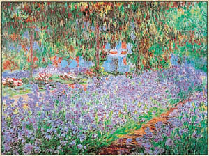Poster: Monet: Il giardino - cm 80x60