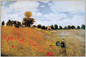 Poster: Monet: Papaveri - cm 70x50