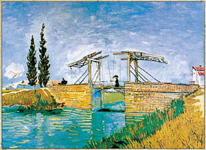 Poster: Van Gogh: Il ponte - cm 80x60