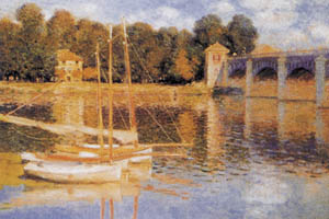 Poster: Monet: Ponte di Argenteuil - cm80x60