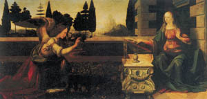 Poster: Leonardo: Annunciazione - cm100x50